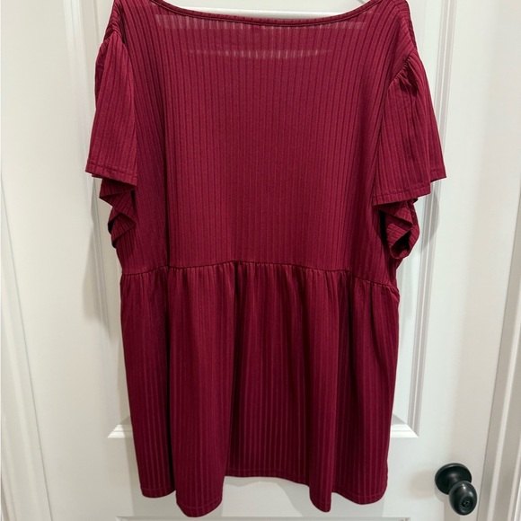 MAKE AN OFFER! 
Elegant Burgundy Women's Top - Picture 2 of 2